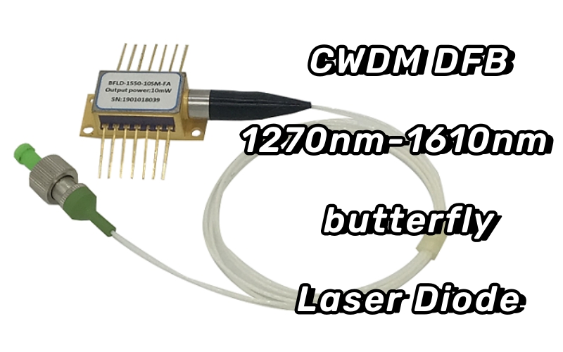 CWDM(1270nm-1610nm)1625nm 1650nm DFB 14PIN蝶形激光二极管